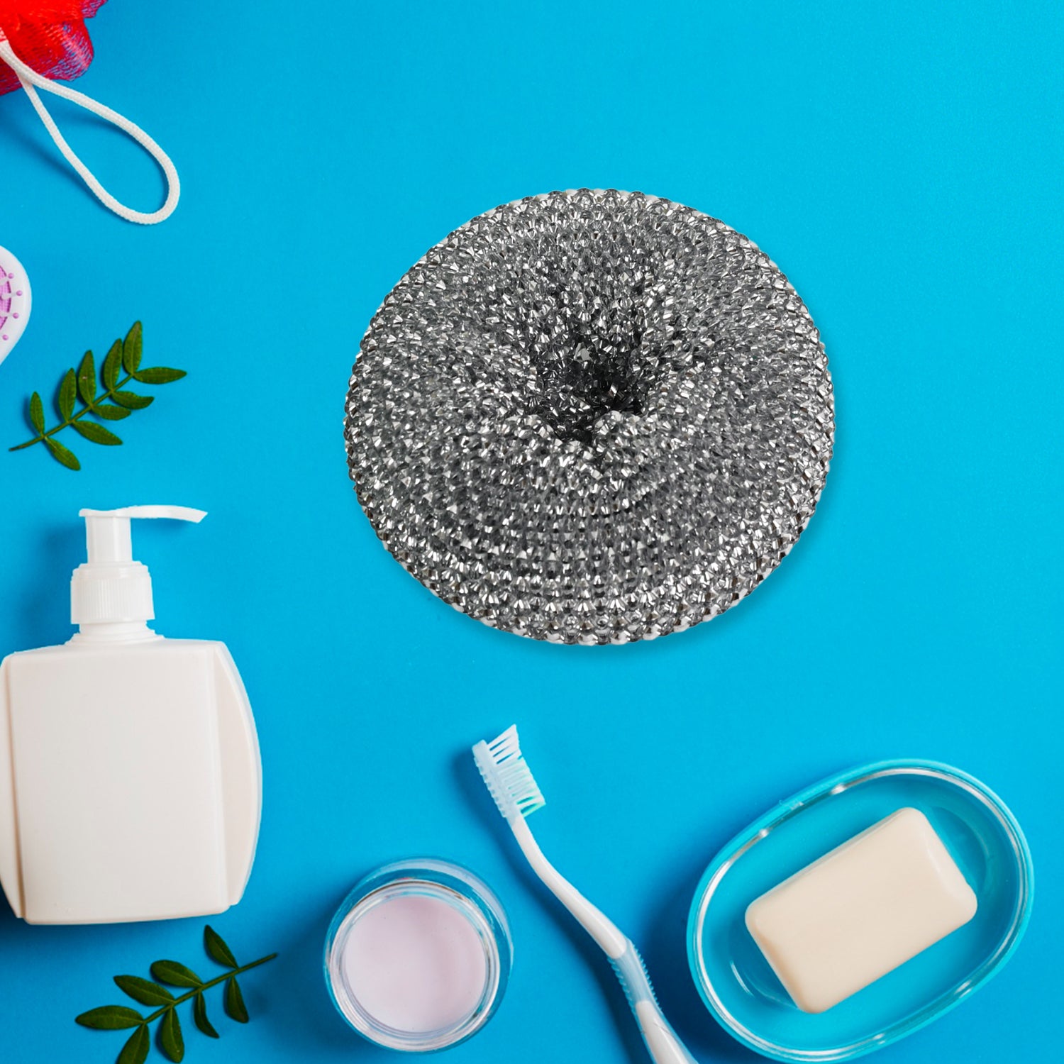 Dish Brush Set With Handle Replacement Heads Drain Tray In Kitchen (9 Pcs Set) Dish Brush Set With Handle Replacement Heads Drain Tray In Kitchen (9 Pcs Set)